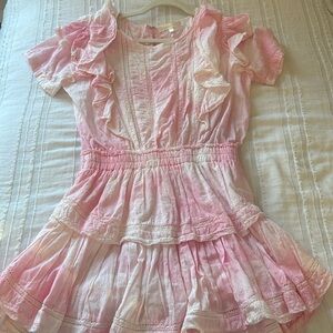 Love shack fancy Natasha Mini dress in pink